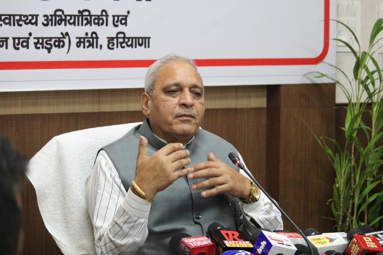 हरियाणा बनेगा वाटर स्मार्ट स्टेट, सरकार लाएगी जल संरक्षण के लिए नया कानून — जनस्वास्थ्य मंत्री  रणबीर गंगवा
